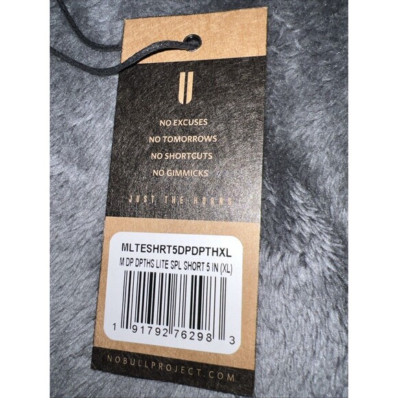 XL NoBull Men's Lite Split Short 5" in Green - Picture 6 of 7